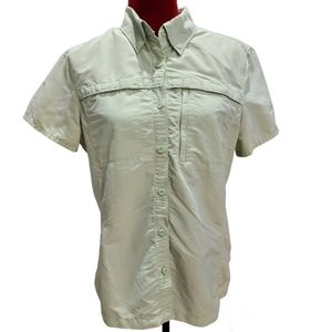 L.L. Bean mint green fishing shirt size medium